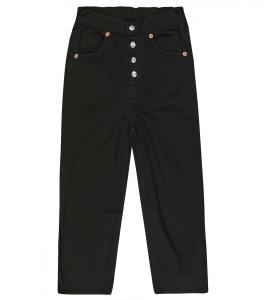 Джинсы прямого кроя MM6 Maison Margiela, черный