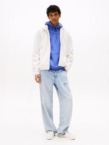 Флисовая куртка Tommy Jeans BADGE UNISEX, Off White/White