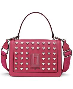 Сумка через плечо Simone Small Flap Crossbody Bag KARL LAGERFELD PARIS, Fuschia