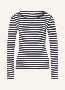 Лонгслив GANT, темно-синий/белый