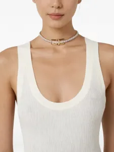 Ожерелья с украшением из страз Elisabetta Franchi, золотой