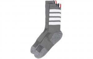 Женские носки Crew 1 упаковка Gray THOM BROWNE, серый