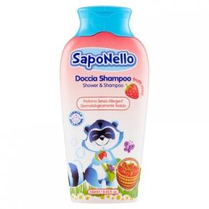 Paglieri Kids Гель для душа и шампунь с красными фруктами, 250 мл, Saponello