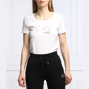 Футболка стандартного кроя Ea7, белый