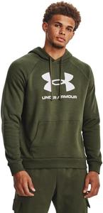 Толстовка Under Armour Rival Fleece Logo, (390) Marine Od Green/White