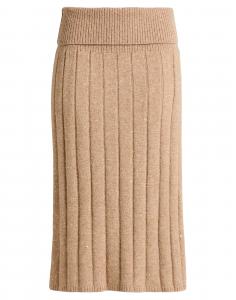 Юбка миди Fabiana Filippi, светло-коричневый
