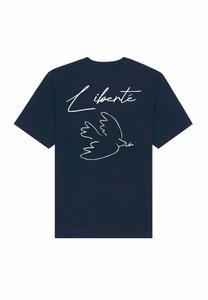 Футболка Mira Paris LIBERTE UNISEX HEAVYWEIGHT TEE 25, Dark Blue