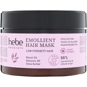 Смягчающая маска для волос с низкой пористостью Hebe Naturals, 230 мл
