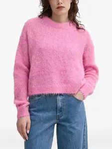 Пушистый джемпер с круглым вырезом American Vintage, розовый