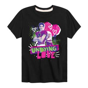 Футболка Disney's Zombies с рисунком «Бессмертная любовь» для мальчиков 8–20 лет Licensed Character, черный