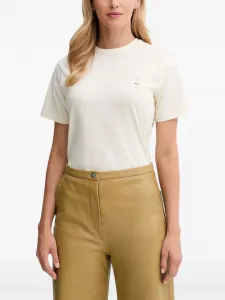 Футболка с короткими рукавами и принтом-логотипом Bally, белый