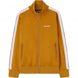 Куртка-бомбер с вышитым логотипом PALM ANGELS, золотисто-коричневая