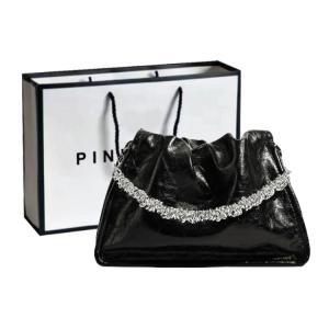 Сумка через плечо из искусственной кожи Повседневная женская сумка-кроссбоди Черный/Цян/Серебристый/Гавана PINK·LAND