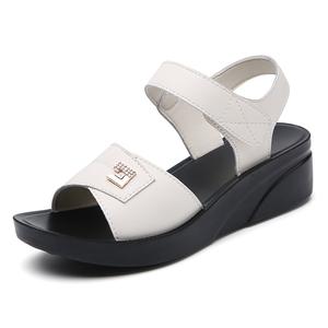 Reivanti Сандалии на липучке женские бежевые Reivantix, F608 Бежевый