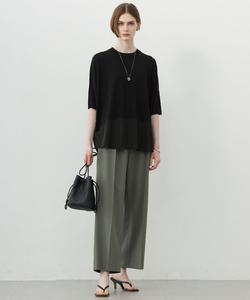 Прозрачный комбинированный трикотаж высокой плотности VIS/NY