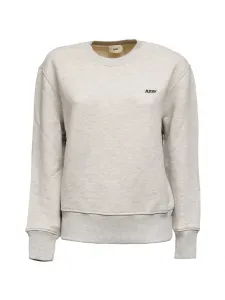 Свитшот с вышитым логотипом и круглым вырезом Autry, бежевый