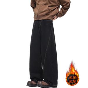 Джинсы Unisex из коллекции Ride The Wind Collection Open Ended Smile WARRIOR, черный fleece-lined[upgraded scimitar pants]