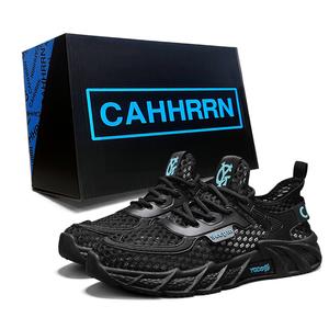 CAHHRRN Дышащие низкие повседневные кроссовки мужские синие, цвет Blue