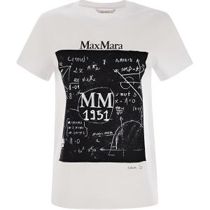 Футболка Max Mara с принтом MaxMara, белый