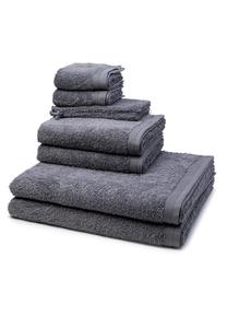Полотенце для ванной Möve 2 X Wasch 2 X Gäste 2 X Dusch 2 X im Set Superwuschel, серый