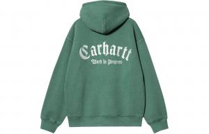 Худи с вышитым логотипом и шнурком Carhartt WIP, зеленый