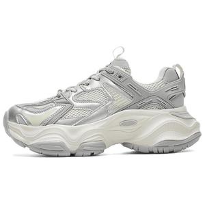 Скользоустойчивые массивные кеды с низким верхом Women's AGSDON, серебряный