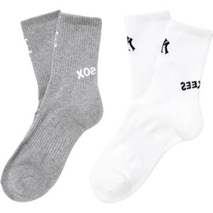 Низкие носки унисекс 2 пары MLB, серый