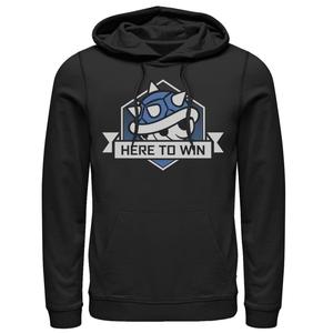 Мужская синяя толстовка с капюшоном Nintendo Super Mario Here To Win Licensed Character