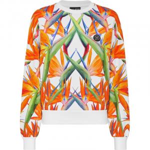 Толстовка с толстовкой Plein Sport, цвет wei?