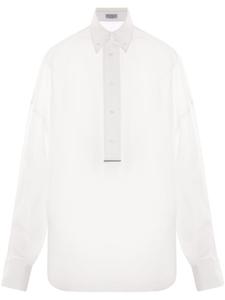 Блузка Brunello Cucinelli с деталями Monili, белый