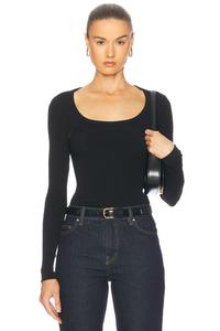 Футболка Rumi Scoop Neck Citizens Of Humanity, Black