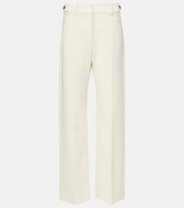 Широкие брюки с высокой талией Brunello Cucinelli, Panama
