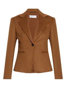 Шерстяной блейзер Glenn Max Mara, коричневый
