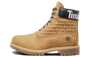Ботинки мужские Timberland кожаные с тиснением, песочный