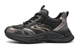 Кроссовки C°BANNER Chunky Sneakers Men Low-top Silver Gray, серый