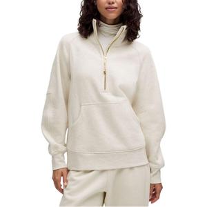 Серая женская толстовка Lululemon, платина/золото