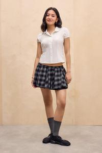 Юбка BDG Urban Outfitters CHECK , Grey