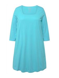 Футболка Ulla Popken Longshirt, цвет türkisgrün