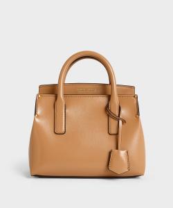Сумка-тоут Rene Structure Charles & Keith, цвет Toffee
