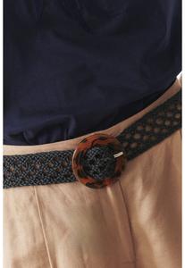 Плетеный пояс STRUCTI TATUUM, черный