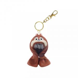 Плюшевый талисман Чип и Дейл Чип в плаще, успокаивающая кукла, высота 12 см Disney, chip little cloak