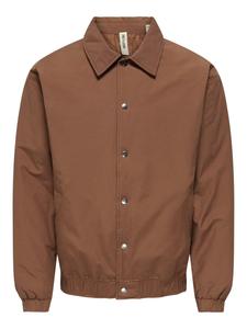 Only & Sons Межсезонная куртка 'ONSBratt' в коричневом цвете