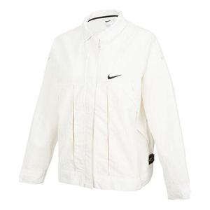 Куртка Nike SS22 Swoosh Back Logo Printing Woven, белый