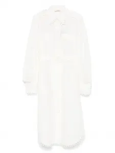 Платье миди Illuminate ZIMMERMANN, белый