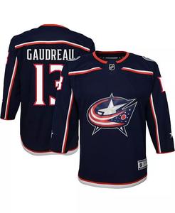 Джерси Big Boys and Girls Johnny Gaudreau Navy Columbus Blue Jackets 2022/23 Premier Player Outerstuff