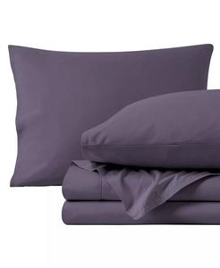 Комплект простыней из перкаля из органического хлопка King Bare Home, бежевый