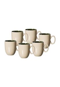 Кружки кофейные Ritzenhoff & Breker Skog, 400 мл, 6 штук, темно-зеленый