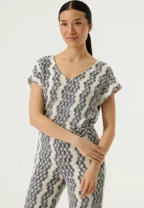 Футболка с принтом Garcia, Ecru