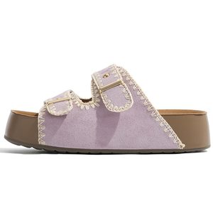 Тапочки-слайды женские Lan Miao, Light Purple