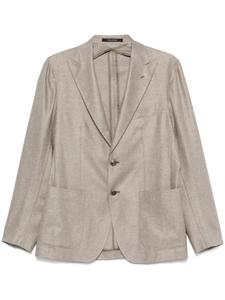 Tagliatore однобортный пиджак, коричневый